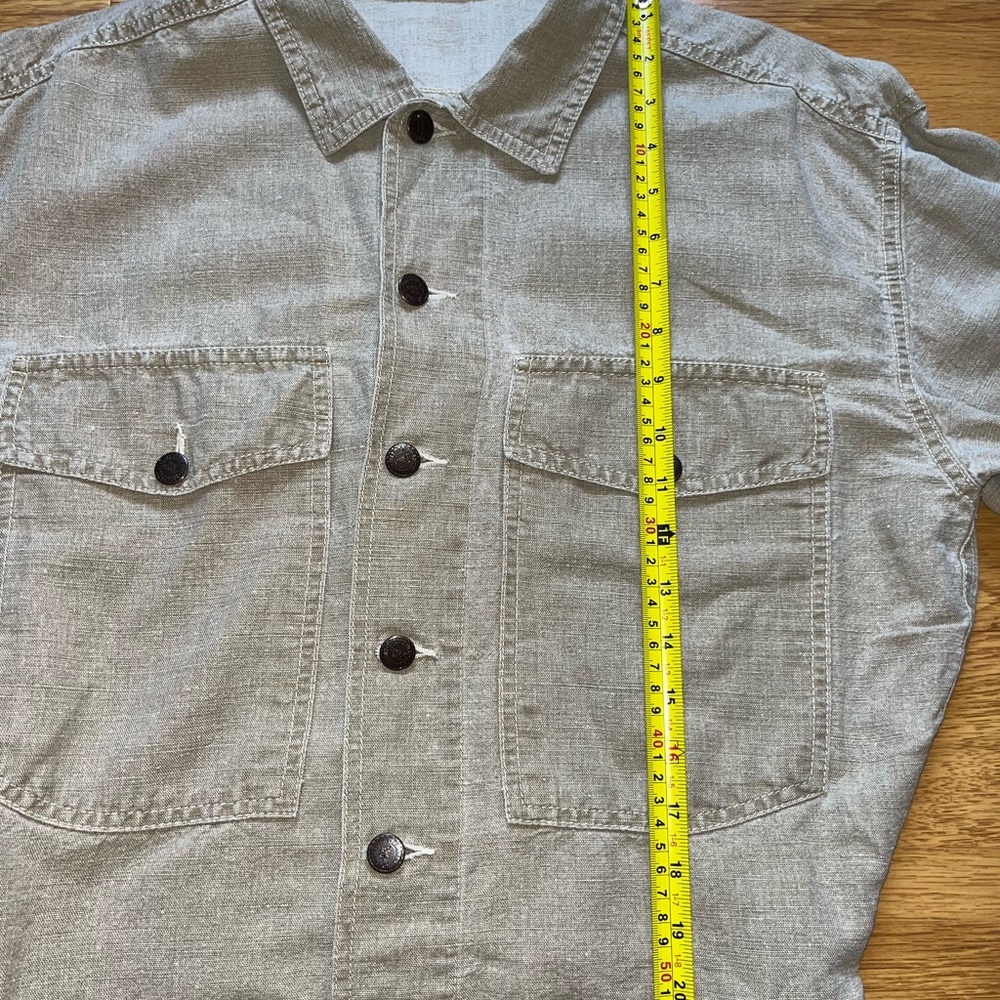 United Colors Of Benetton Vintage Italian Linen Jacket - Picture 5 of 6
